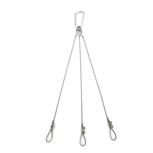 Stainless Steel Toggle End Fitting & Adjustable Cable Gripper Hardware, Bulk Wire Rope End Connector Clips For DIY Plant Basket & Flower Pot Custom Hanging Suspension