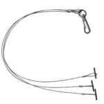 Adjustable Length 7x19 Stainless Steel Wire Rope Flower Pot Hanging Kit Ceiling Mount Plant Suspension System for Indoor Garden Balcony Decor