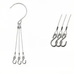 Pre-Crimped Double End Loop Aircraft Cable Plant Hanging Chain Kit | Decor Fixed-Loop Wire Rope Suspension For Balcony & Indoor Potted Basket