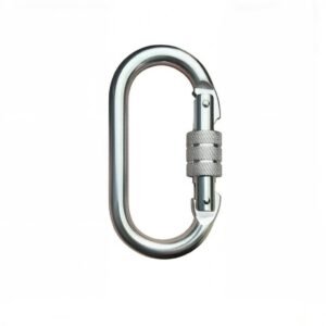 Heavy Duty Screwgate Carabiner Clip 25KN 5600LBS Climbing Carabiner Multipurpose Rigging Hook