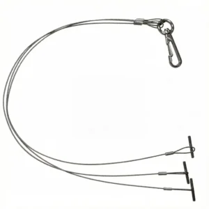 Adjustable Length 7x19 Stainless Steel Wire Rope Flower Pot Hanging Kit Ceiling Mount Plant Suspension System for Indoor Garden Balcony Decor