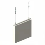 High Efficiency Acoustic Material Suspension Kit Multi-Shape Sound Absorbing Ceiling Mount Hardware Tool-Free Height Adjust Open Plenum Friendly Commercial Acoustic Installation System