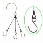 Heavy Duty PVC Wire Rope Hanging System – Steel Cable Hook Suspension Kit