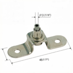 Adjustable Wire Rope Hanging Kit Heavy Load Steel Ceiling Bracket Anti-Slip Brass Gripper Corrosion Resistant Aircraft Cable Suspension Fittings