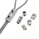 Heavy Duty Copper Suspension Clamp Single Hole Double Hole for Thin Wire Rope Hanging Rigging
