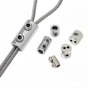 Heavy Duty Copper Suspension Clamp Single Hole Double Hole for Thin Wire Rope Hanging Rigging