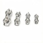 Double Bolt Duplex Cable Clamp 304 Stainless Steel High Strength Wire Rope Rigging Clip