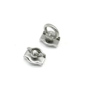Anti-Corrosion Single Wire Rope Clip 304 316 Stainless Steel for Construction & Garden