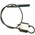 Looping Design Dual Wire Lock Cable HVAC Hanging Kit | Compact Zinc Alloy Suspension Fitting