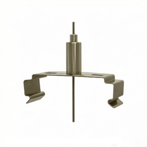 Drop Ceiling Suspended T Bar Clips White Finish, Ceiling Grid Hardware for Mounting Track Lights, Widely Used in Offices, Retail Stores, Cafés & Art Exhibition Spaces