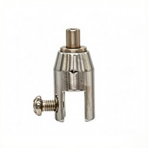 Pop Display Cable Gripper Panel Clamp for Retail Window Showcase Merchandising, Suspension Fittings for Price Signs, Floating Glass Shelves, Optical Shops & Cosmetic Store Fixtures